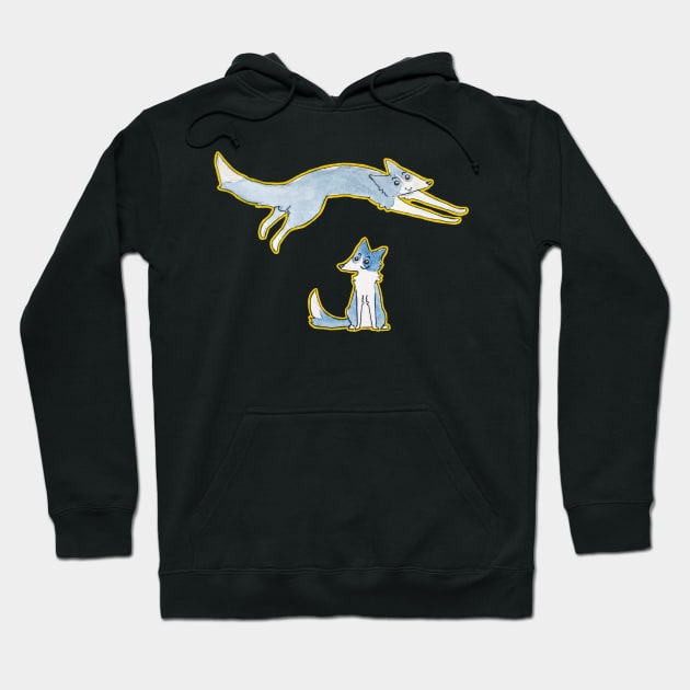 Border collie pack Hoodie by bitingnclawing